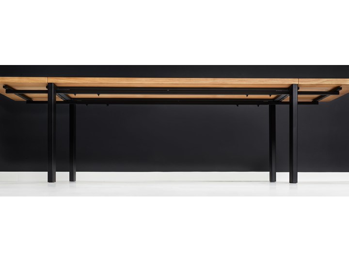 Stół z litego drewna Ramme z dostawkami Dąb 200x90 cm Jedna dostawka 60 cm