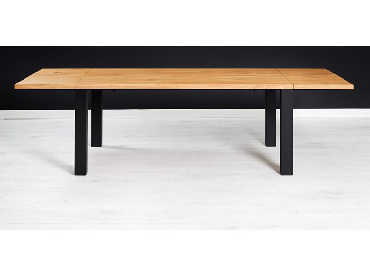 Stół rodzinny Fold z dostawkami Dąb 200x100 cm Dwie dostawki 50 cm