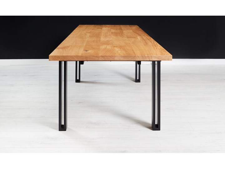 Stół rodzinny Fold z dostawkami Dąb 200x100 cm Dwie dostawki 50 cm