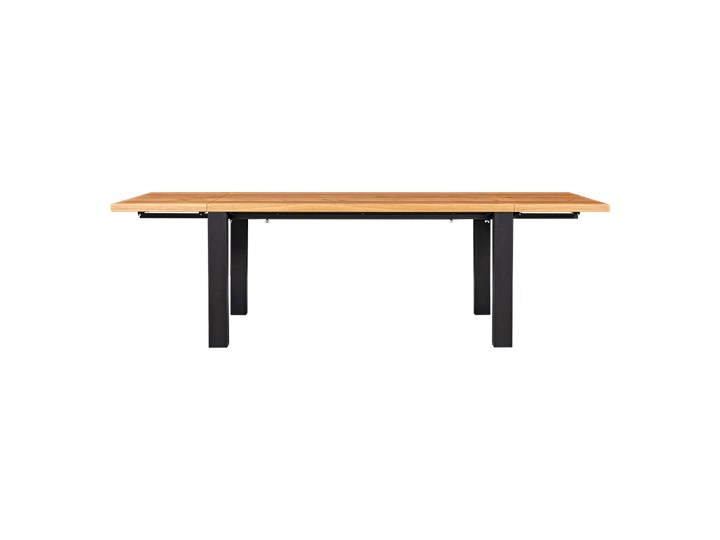 Stół rodzinny Fold z dostawkami Dąb 160x80 cm Jedna dostawka 60 cm