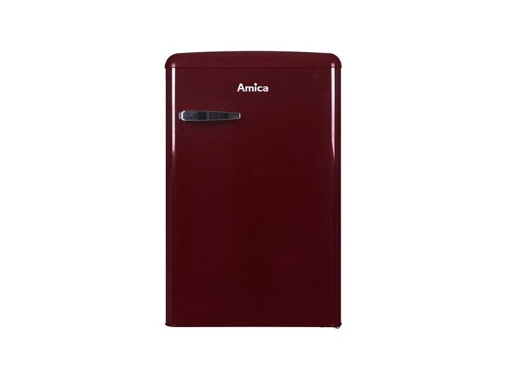 Lodówka AMICA KS15611R Retro Jednodrzwiowe Szerokość 55 cm Wysokość 86 cm Położenie zamrażalnika Wewnątrz