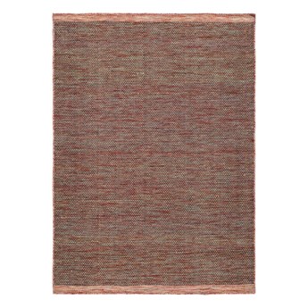 Czerwony wełniany dywan Universal Kiran Liso, 160x230 cm
