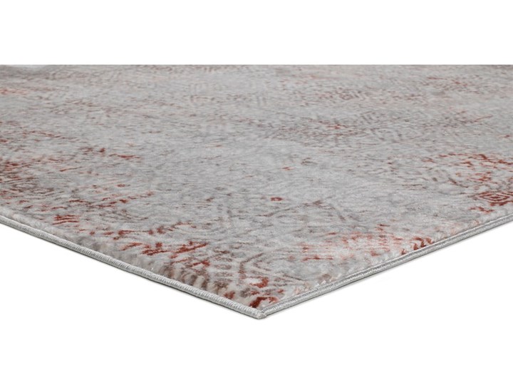 Szaro-różowy dywan Universal Babek, 80x150 cm Bawełna Poliester Dywany Prostokątny Pomieszczenie Salon