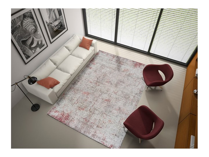 Szaro-różowy dywan Universal Babek, 80x150 cm Dywany Prostokątny Bawełna Poliester Pomieszczenie Salon