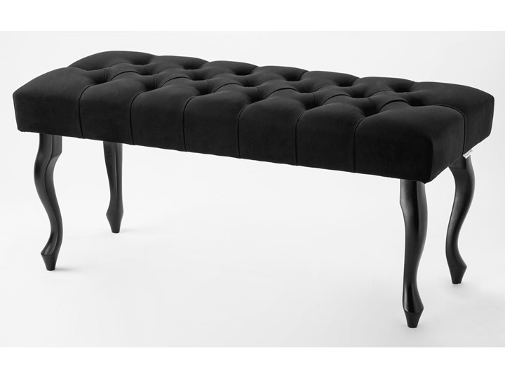 Ławka pikowana Chesterfield Black Kategoria Ławki do salonu