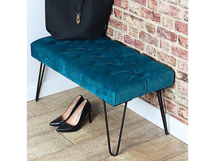 Ławka Pikowana Industrialna PIN Honey - LOFT Kategoria Ławki do salonu Styl Industrialny