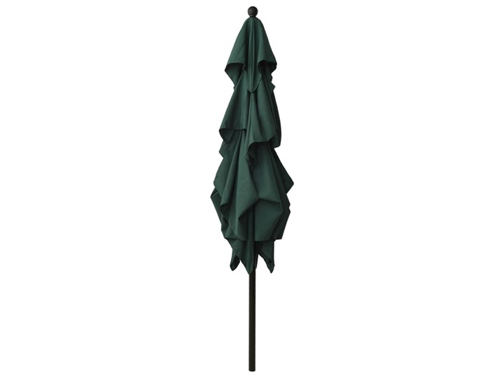 vidaXL 3-poziomowy parasol na aluminiowym słupku, zielony, 2,5x2,5 m Parasole Kategoria Parasole ogrodowe