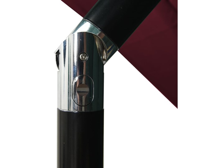 vidaXL 3-poziomowy parasol na aluminiowym słupku, bordowy, 2,5x2,5 m Parasole Kategoria Parasole ogrodowe
