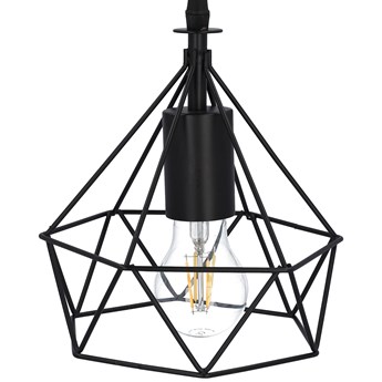 SELMA Lampa sufitowa czarna max 40W 22 cm - Homla