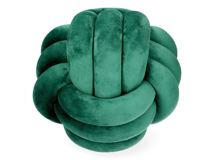 SOLMI NEW Poduszka supeł zielona 27 cm Poduszka dekoracyjna Poliester Kolor Zielony
