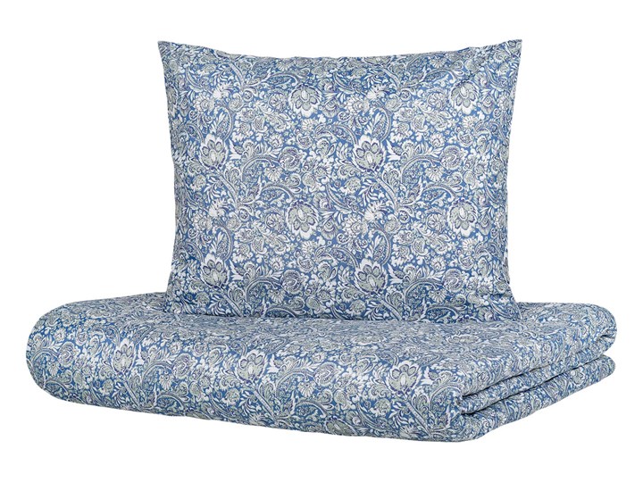 PARLA Komplet pościeli z mikrofibry indygo 200x220 cm Mikrofibra Kategoria Komplety pościeli