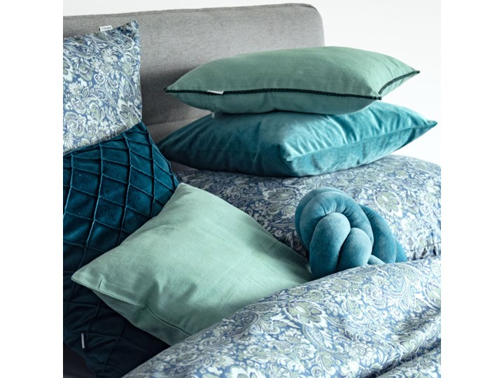 PARLA Komplet pościeli z mikrofibry indygo 200x220 cm Mikrofibra Kategoria Komplety pościeli
