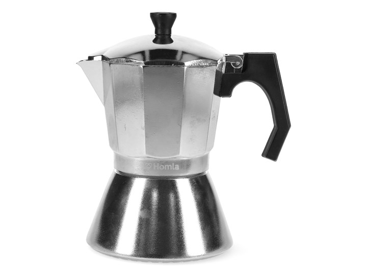 MIA MOKKA Kawiarka srebrna 6 cup Kolor Srebrny