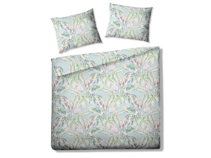 PERCO Komplet pościeli z mikrofibry w liście 200x220 cm Mikrofibra Kategoria Komplety pościeli