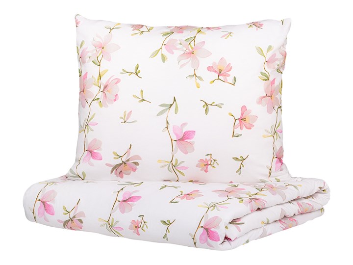 FLOREMI Komplet pościeli bawełnianej w magnolie 160x200 cm Bawełna Kategoria Komplety pościeli