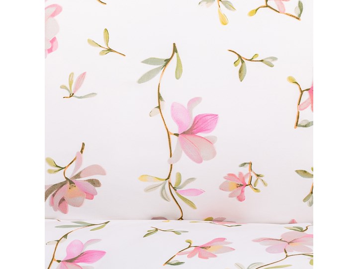 FLOREMI Komplet pościeli bawełnianej w magnolie 160x200 cm Bawełna Kategoria Komplety pościeli