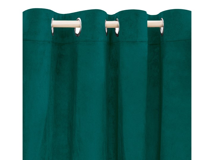 PATTY Zasłona welwetowa zielona 140x250 cm Typ Zasłony gotowe Kolor Zielony