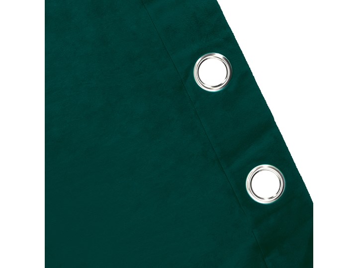 PATTY Zasłona welwetowa zielona 140x250 cm Kolor Zielony
