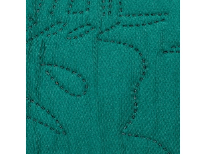 Narzuta FRIDA dwustronna w liście zielona 200x220 cm - Homla Kategoria Koce i pledy Koc Poliester Kolor Zielony
