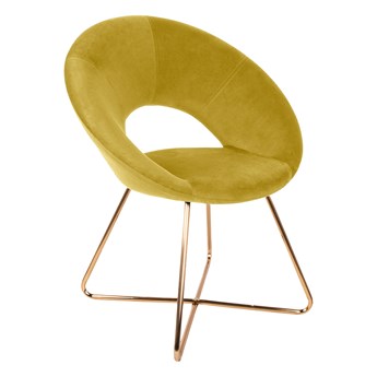 Krzesło JARED oliwkowe 73x47x84 cm - Homla