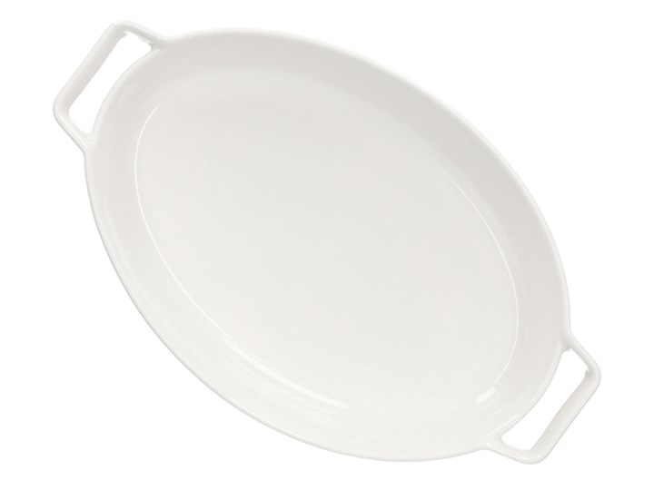 BAKER Naczynie do zapiekania białe 29x18 cm Kolor Biały Kategoria Naczynia do zapiekania