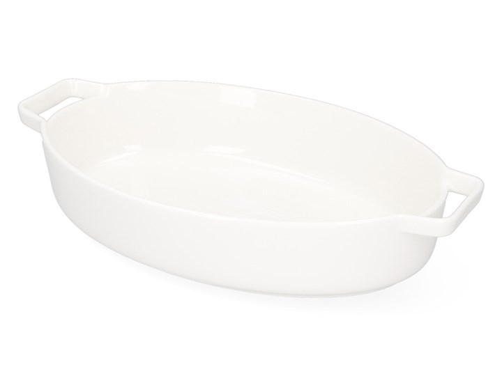 BAKER Naczynie do zapiekania białe 29x18 cm Kolor Biały Kategoria Naczynia do zapiekania
