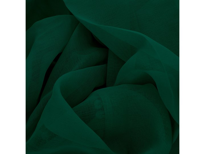 ADI Zasłona z pomponikami zielona 140x250 cm Kolor Zielony Typ Zasłony gotowe