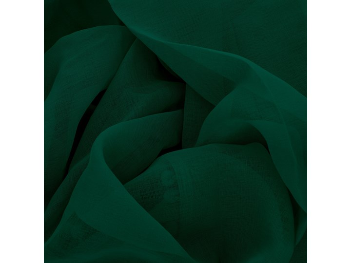 Zasłona ADI zielona z pomponikami 140x250 cm - Homla Poliester Zasłona prześwitująca Kolor Zielony