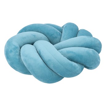 Poduszka OJEDA węzeł turkusowa 30 cm - Homla
