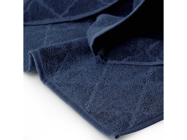 Ręcznik SAMINE z marokańską koniczyną granatowy 70x130 cm - Homla Ręcznik kąpielowy Bawełna Łazienkowe Kolor Szary