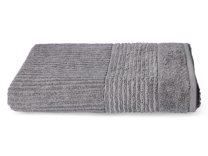 NALTIO Ręcznik w paski szary 70x130 cm Kategoria Ręczniki