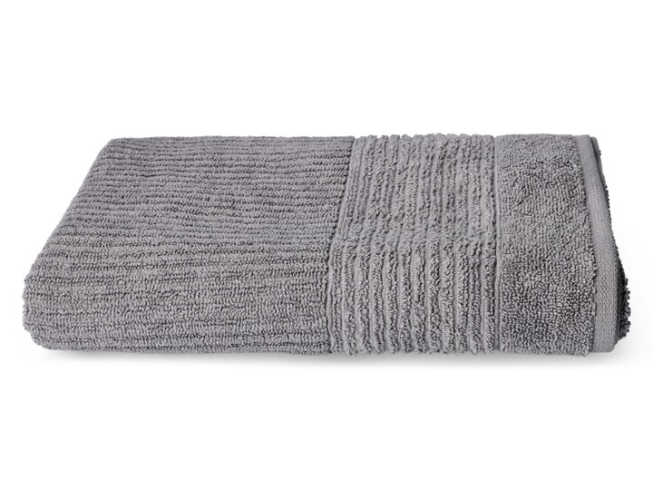Ręcznik NALTIO w paski szary 70x130 cm - Homla Łazienkowe Ręcznik plażowy Bawełna Ręcznik kąpielowy Kategoria Ręczniki