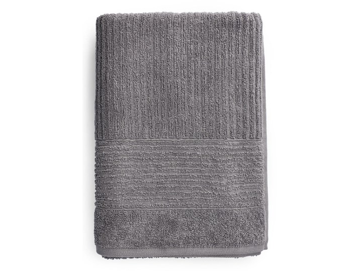 Ręcznik NALTIO w paski szary 70x130 cm - Homla Bawełna Ręcznik plażowy Łazienkowe Ręcznik kąpielowy Kategoria Ręczniki