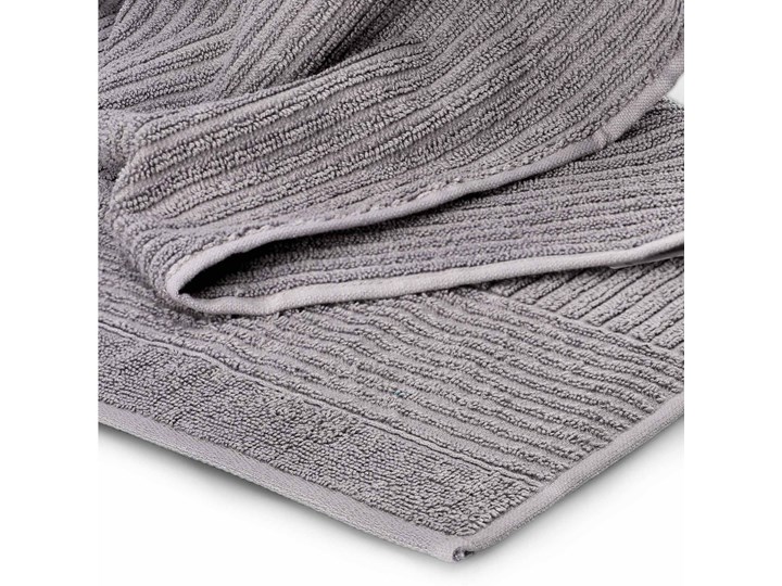 Ręcznik NALTIO w paski szary 70x130 cm - Homla Ręcznik plażowy Ręcznik kąpielowy Łazienkowe Bawełna Kategoria Ręczniki