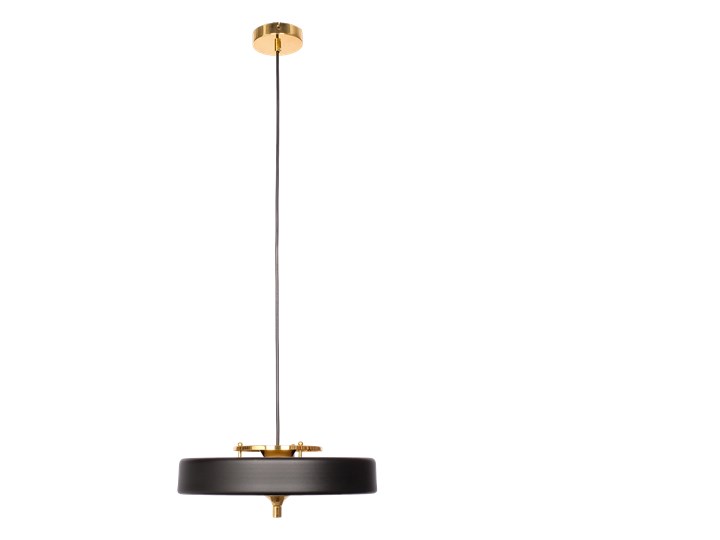 Art Deco 2000 - lampa wisząca czarna Mosiądz Tworzywo sztuczne Szkło Funkcje Brak dodatkowych funkcji Metal Lampa z kloszem Styl Nowoczesny