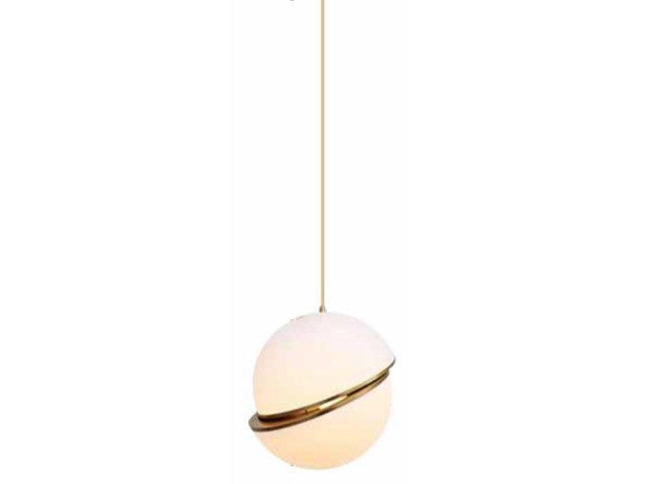 Look - żyrandol LED nowoczesny 6-punktowy złoty Mosiądz Metal Lampa z kloszem Lampa kula Tworzywo sztuczne Funkcje Brak dodatkowych funkcji Szkło Ilość źródeł światła 1 źródło