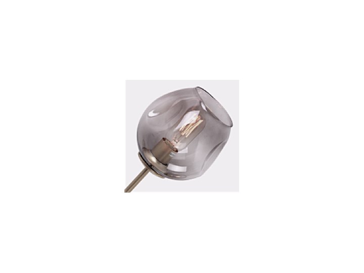 Chemistry gold - 6-punktowa nowoczesna lampa wisząca - różne klosze Lampa z kloszem Lampa inspirowana Metal Szkło Styl Industrialny