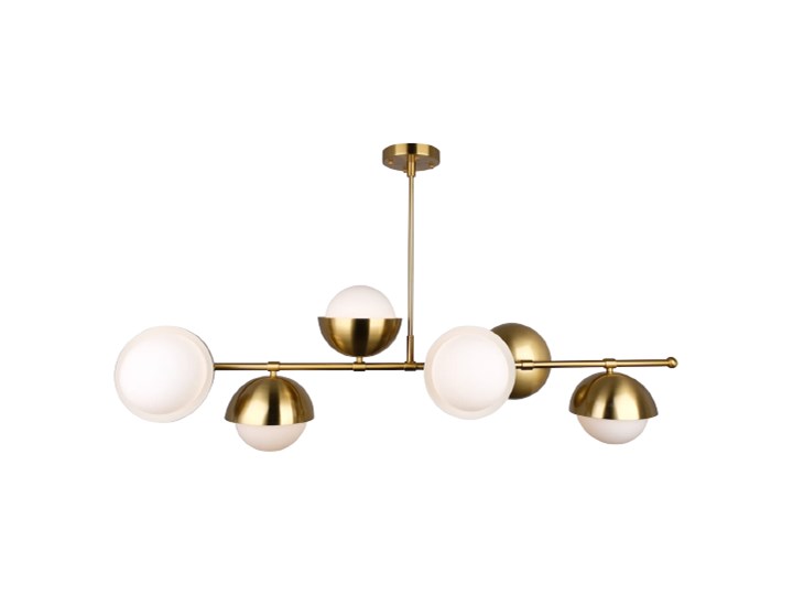 Brass Ionic - plafon kryształowy 60cm Tworzywo sztuczne Mosiądz Styl Nowoczesny Lampa kula Lampa z kryształkami Metal Szkło Kategoria Lampy wiszące
