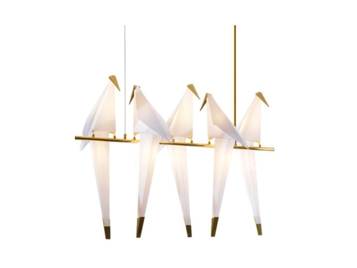 Ptaki - żyrandol nowoczesny Stal Tworzywo sztuczne Lampa inspirowana Lampa z kloszem Metal Funkcje Brak dodatkowych funkcji