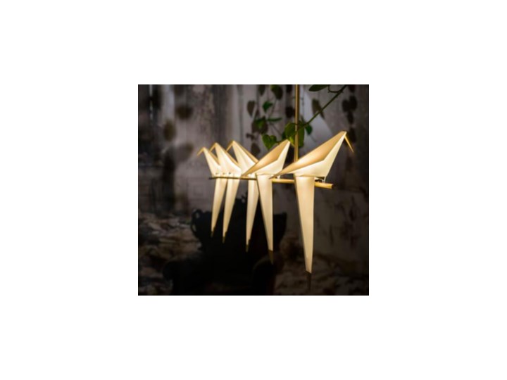 Ptaki - żyrandol nowoczesny Metal Lampa z kloszem Stal Tworzywo sztuczne Lampa inspirowana Kategoria Lampy wiszące