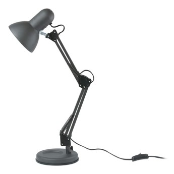 Czarna lampa stołowa Leitmotiv Hobby, ø 12,5 cm