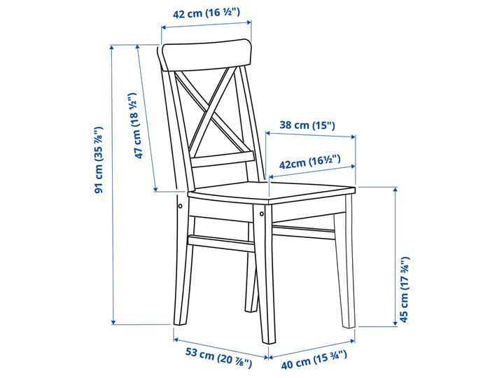 IKEA INGATORP / INGOLF Stół i 4 krzesła, biały/Nordvalla beżowy, 110/155 cm Kategoria Stoły z krzesłami Pomieszczenie Salon