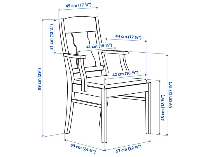 IKEA INGATORP / INGATORP Stół i 4 krzesła, biały, 110/155 cm Kategoria Stoły z krzesłami