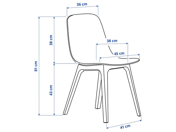 IKEA EKEDALEN / ODGER Stół i 4 krzesła, brązowy/biały beżowy, 120/180 cm Pomieszczenie Jadalnia