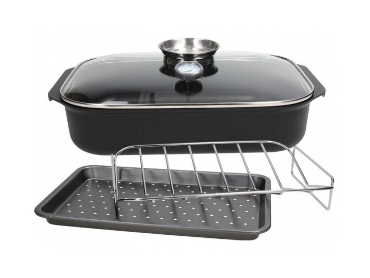 Brytfanna multifunkcyjna Tognana Country Chic 5,1 L Naczynie z pokrywką Metal Stal Kategoria Naczynia do zapiekania Aluminium Kolor Czarny