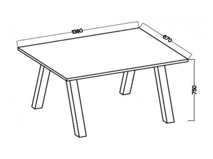 Industrialny Stół LOFT Metalowe Nogi Wysokość 75 cm Długość 185 cm Stal Szerokość 67 cm Tworzywo sztuczne Rozkładanie