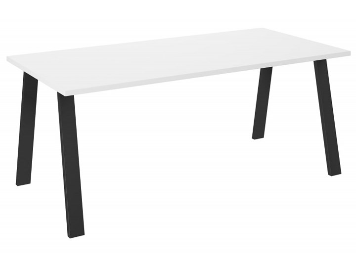 Industrialny Stół LOFT Metalowe Nogi Stal Tworzywo sztuczne Długość 185 cm Wysokość 75 cm Rozkładanie