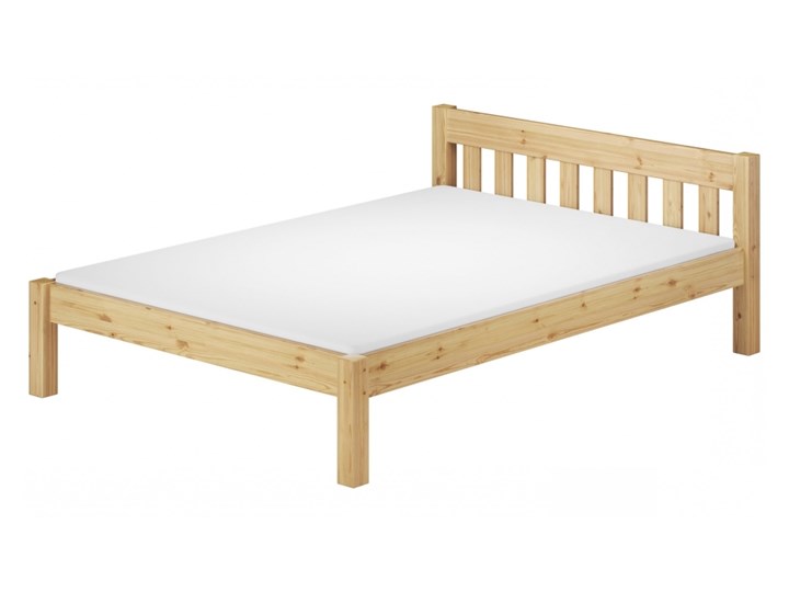 SELSEY Łóżko Regassa z sosnowego drewna ze stelażem Łóżko drewniane Drewno Styl Minimalistyczny