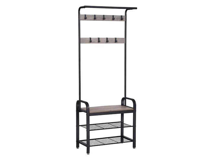 SELSEY Zestaw do przedpokoju Ramizu z drążkiem szerokość 72 cm Płyta MDF Drewno Metal Typ Wieszaki