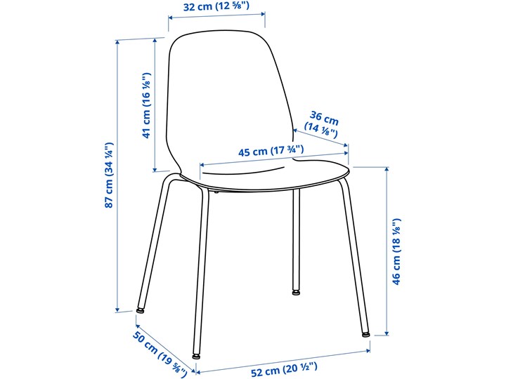 IKEA NORDVIKEN / LEIFARNE Stół i 2 krzesła, biały/Broringe ciemnożółty, 74/104x74 cm Pomieszczenie Jadalnia